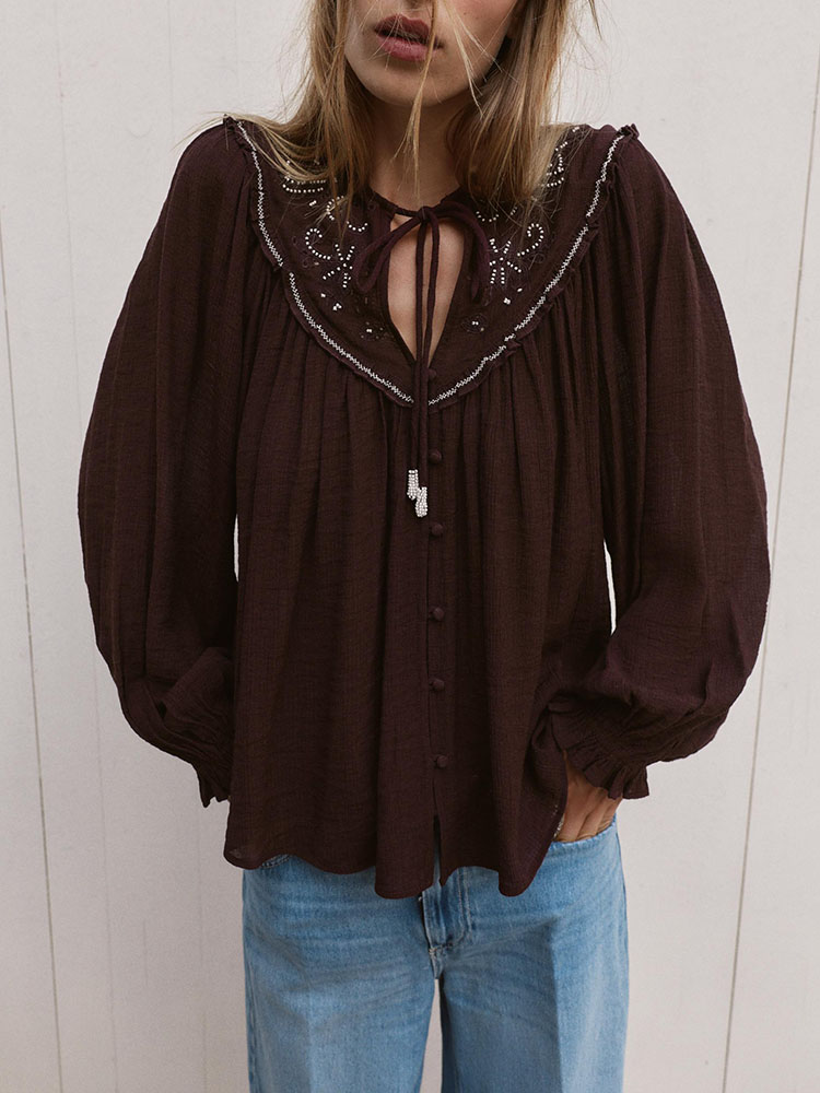 Ethnic Clothing & Online Fashion Store Khaadi Us - 2025 Winter New Sweet Fashionable Beaded