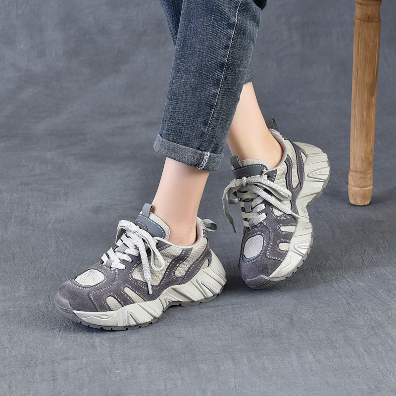 4.5cm Air Mesh Suede Genuine L - огляд і ціна Ethnic Fashion In