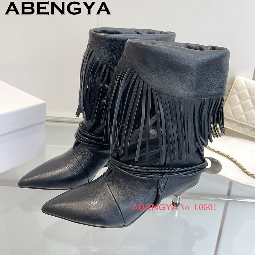 Suede Leather Edge Tassel Desi - огляд і ціна Ethnic Fashion In
