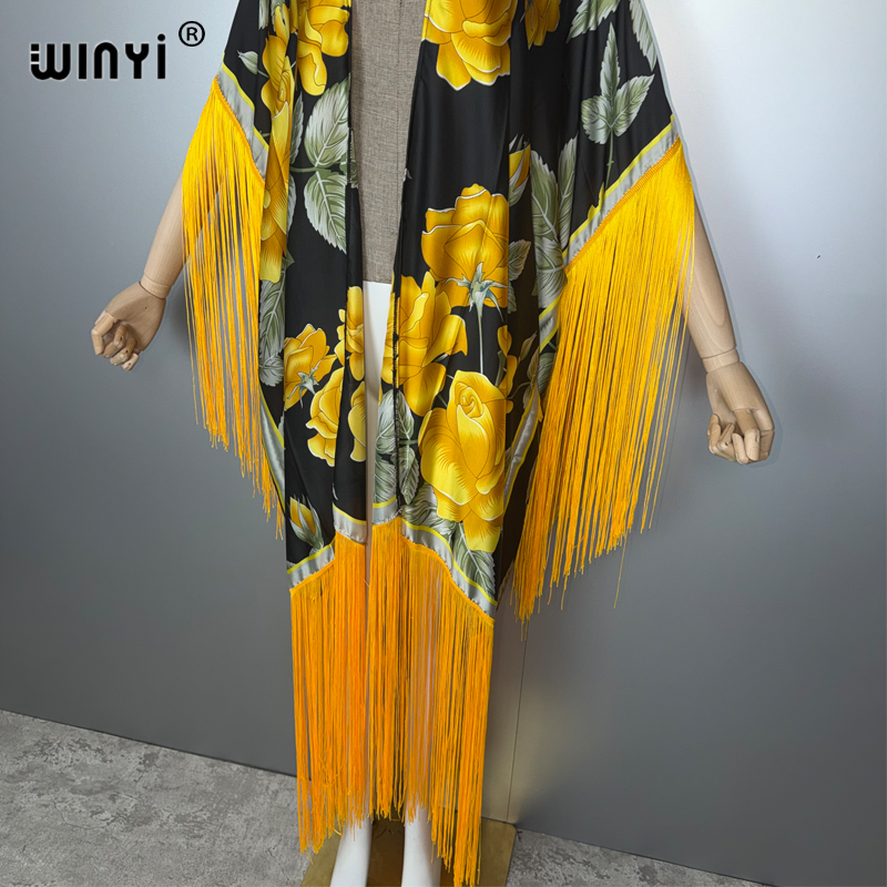 WINYI Africa Kimono Cover-ups  - огляд і ціна Kaftan Women Boho