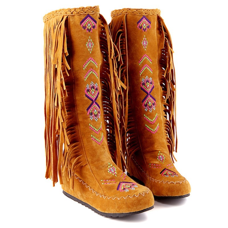 Tassel Boots Handmade Embroide - огляд і ціна Ethnic Fashion In