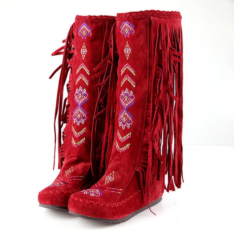 Tassel Boots Handmade Embroide - огляд і ціна Ethnic Fashion In