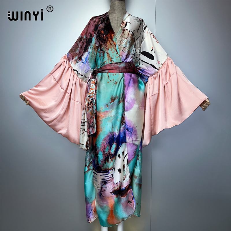 WINYI Summer Kimono Party Dres - огляд і ціна Kaftan Women Boho