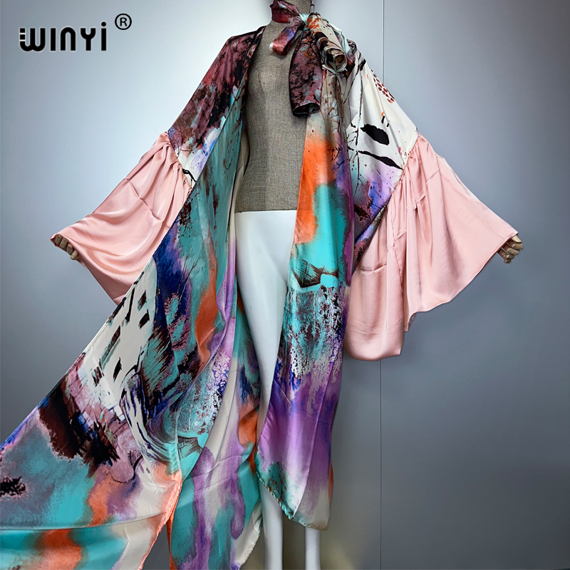 WINYI Summer Kimono Party Dres - огляд і ціна Kaftan Women Boho