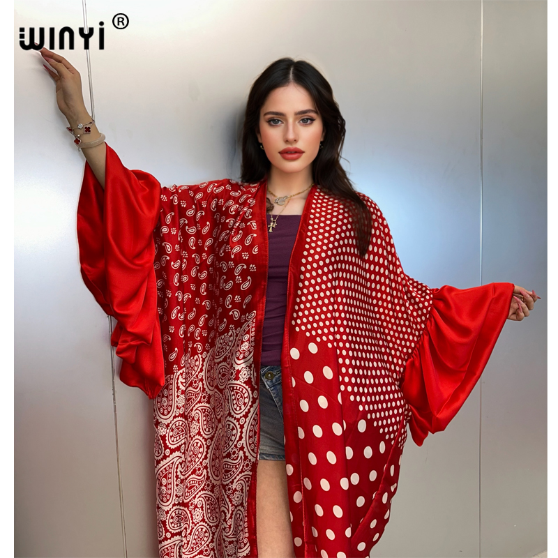 WINYI Summer Kimono Party Dres - огляд і ціна Kaftan Women Boho