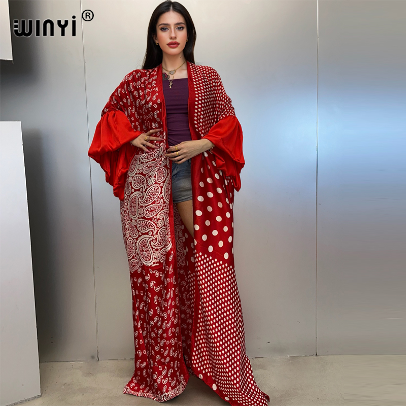 WINYI Summer Kimono Party Dres - огляд і ціна Kaftan Women Boho