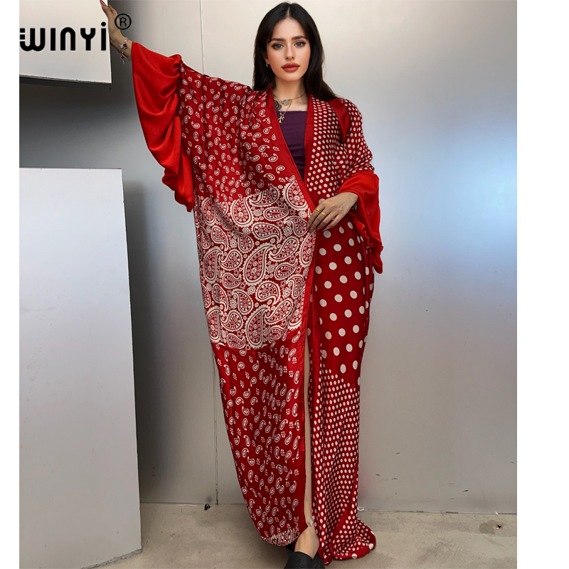 WINYI Summer Kimono Party Dres - огляд і ціна Kaftan Women Boho