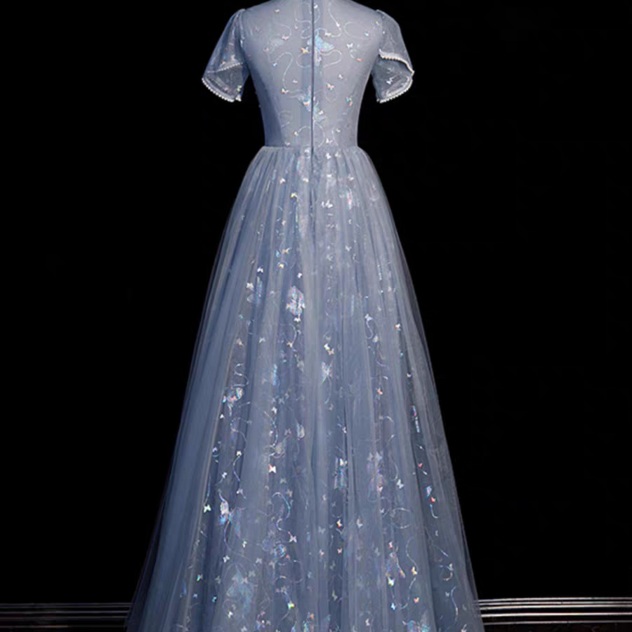 Elegant Blue Stage Performance - огляд і ціна Ethnic Style Dresses