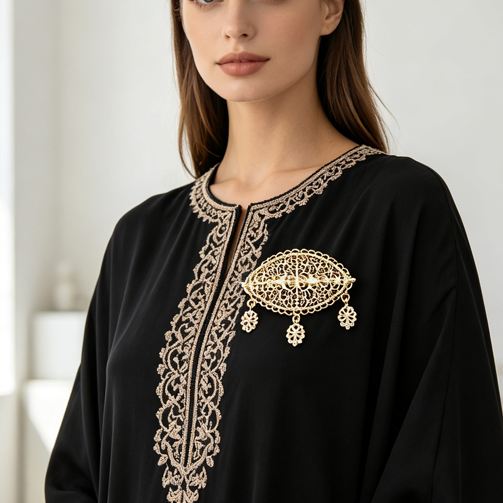Chic Arabic Women Brooch Hollo - огляд і ціна Ethnic Chic Fashion