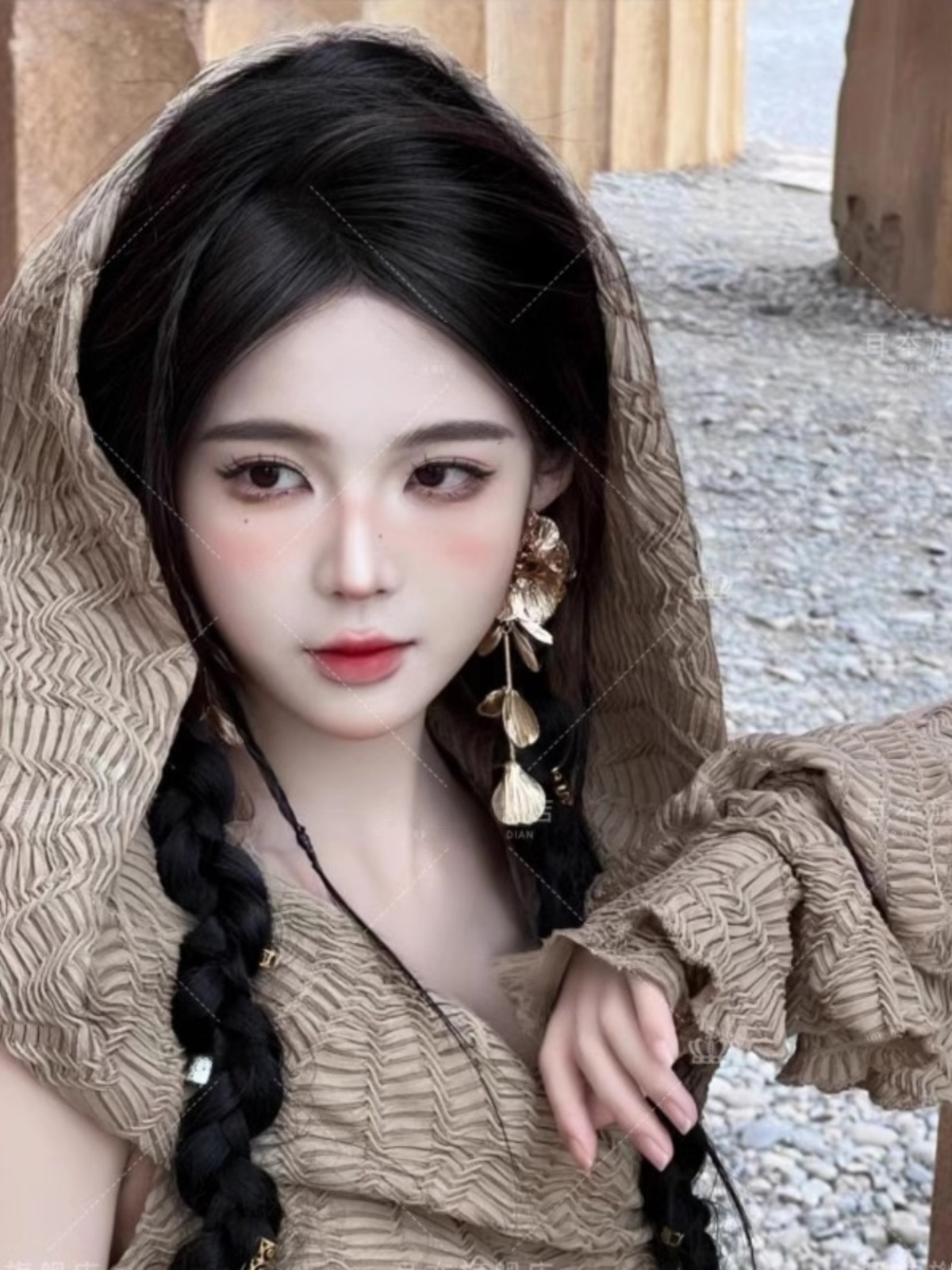 Desert  Themed Long Dress Wome - огляд і ціна Ethnic Style Dresses