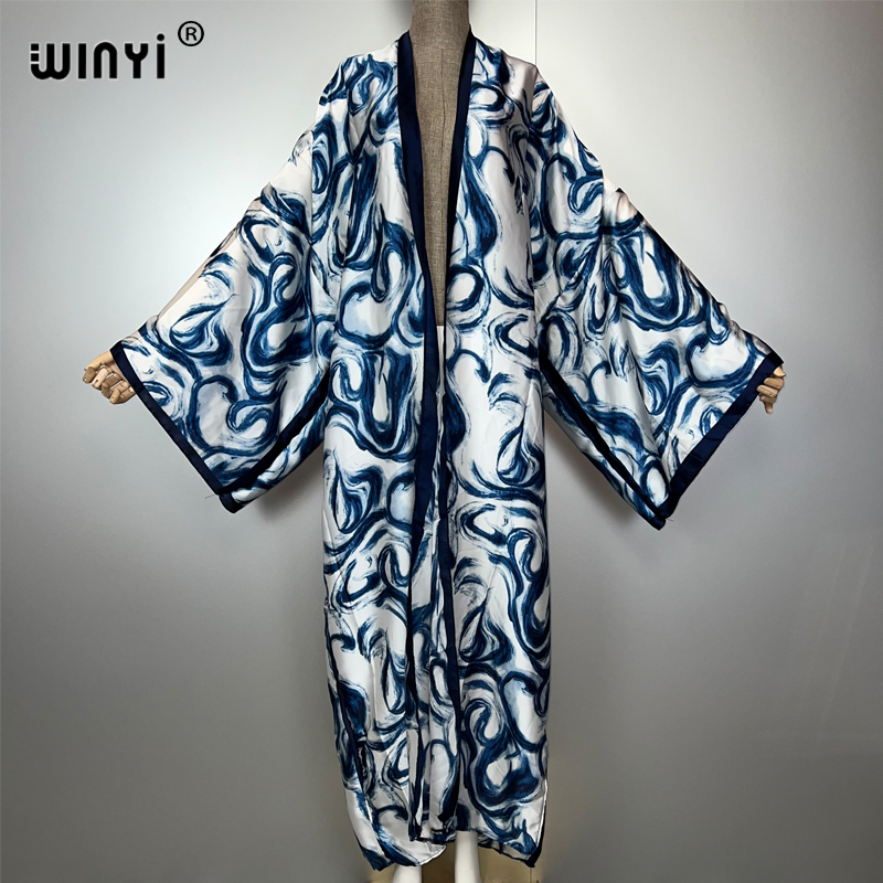 WINYI Bohemian cardigan dress  - огляд і ціна Kaftan Women Boho