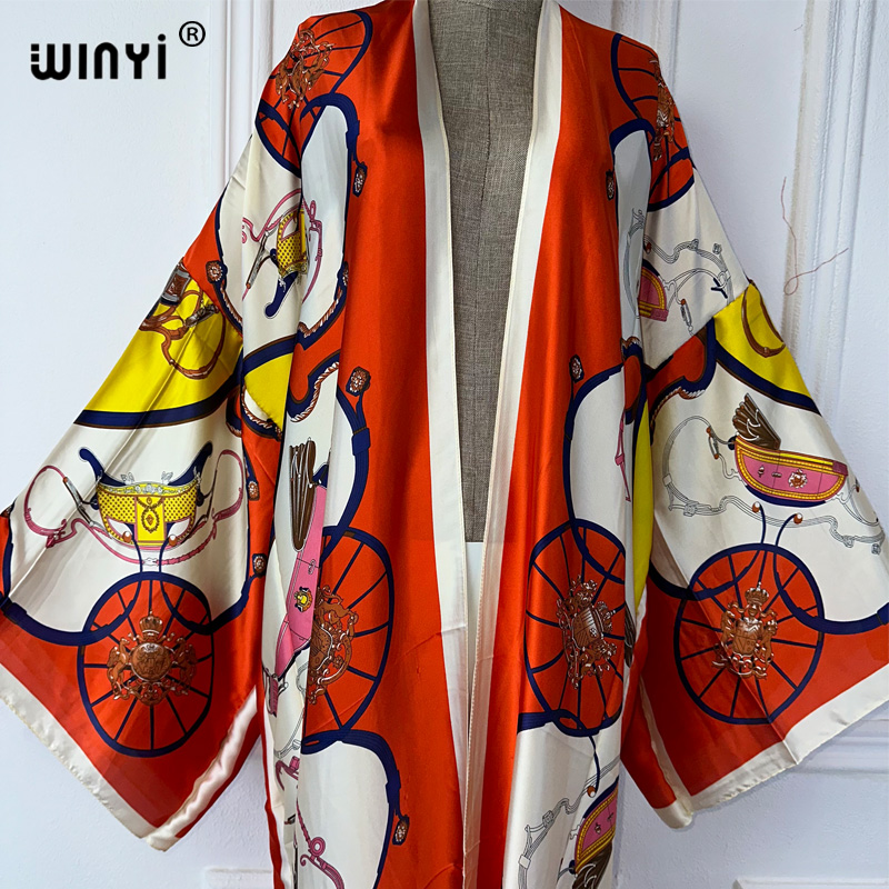 WINYI Boho Print Kimono Summer - огляд і ціна Kaftan Women Boho