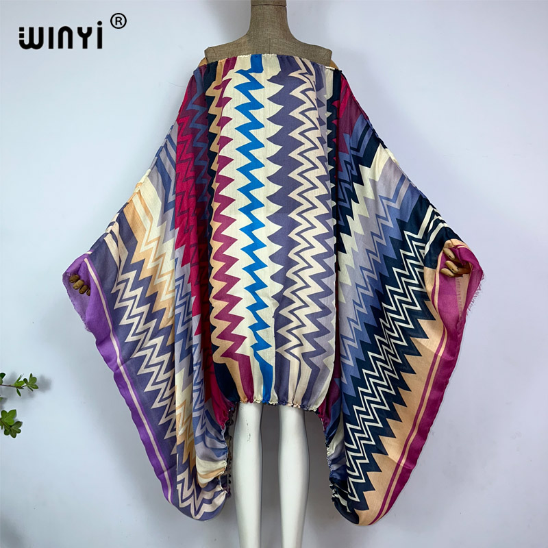 WINYI Women Sexy One Neck Maxi - огляд і ціна Kaftan Women Boho