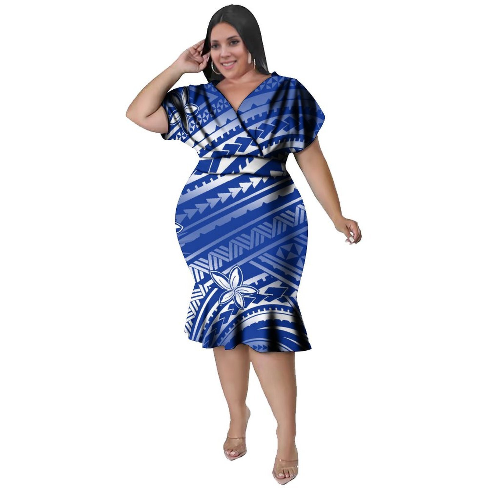 V-Neckline  Women'S Polynesian - огляд і ціна Ethnic Style Dresses