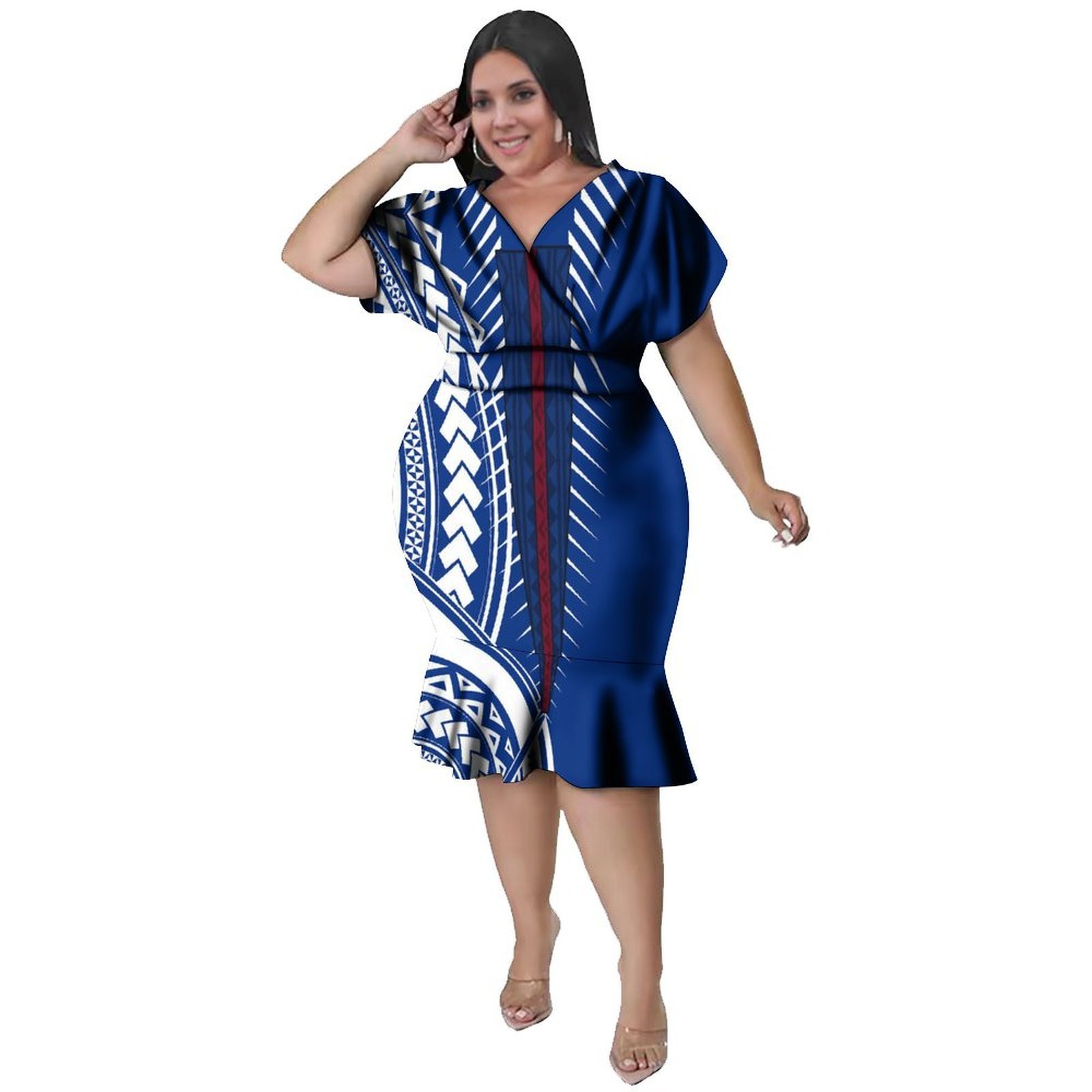 V-Neckline  Women'S Polynesian - огляд і ціна Ethnic Style Dresses