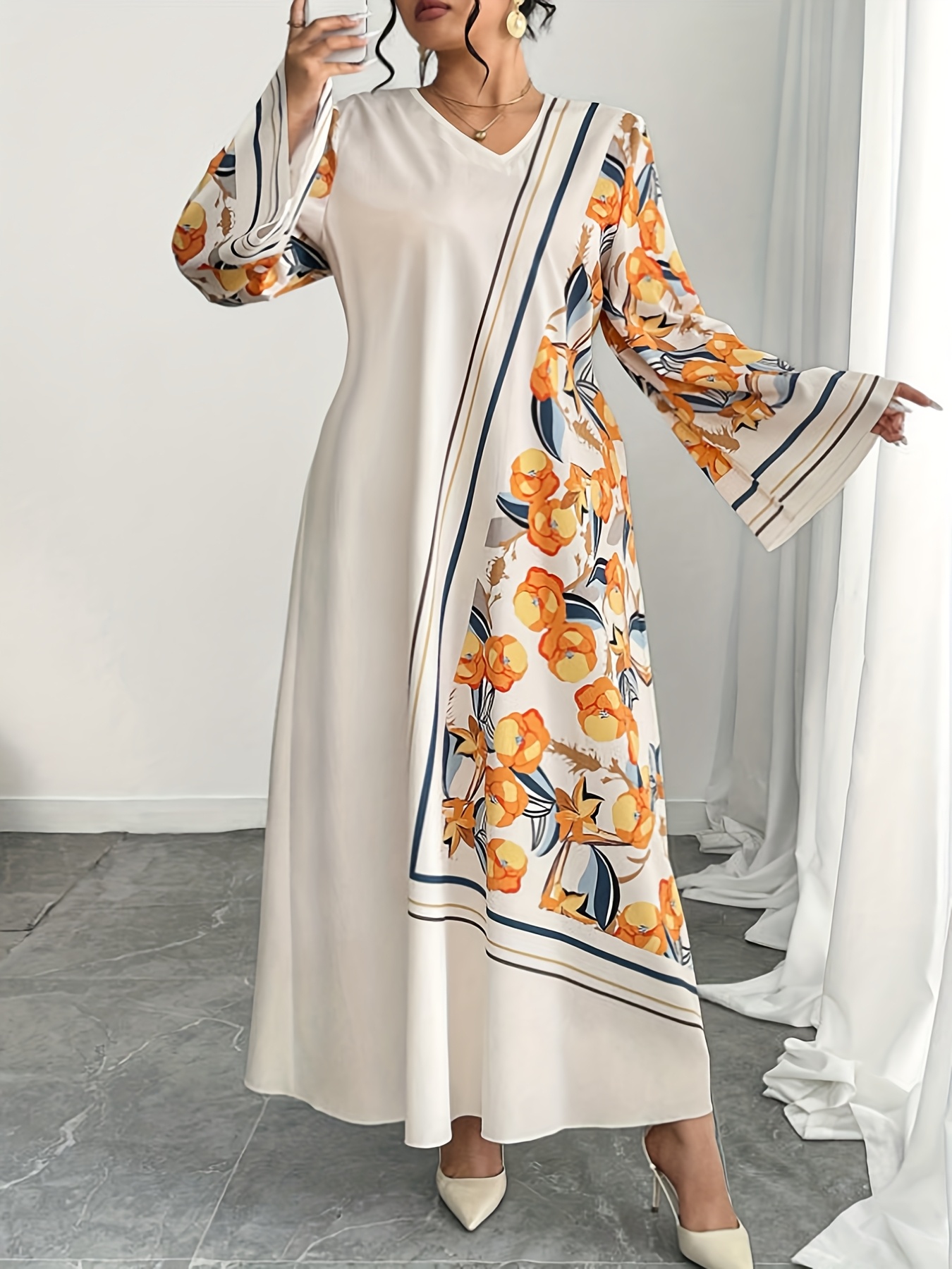 Plus Size Fashionable Women's  - огляд і ціна Ethnic Style Dresses