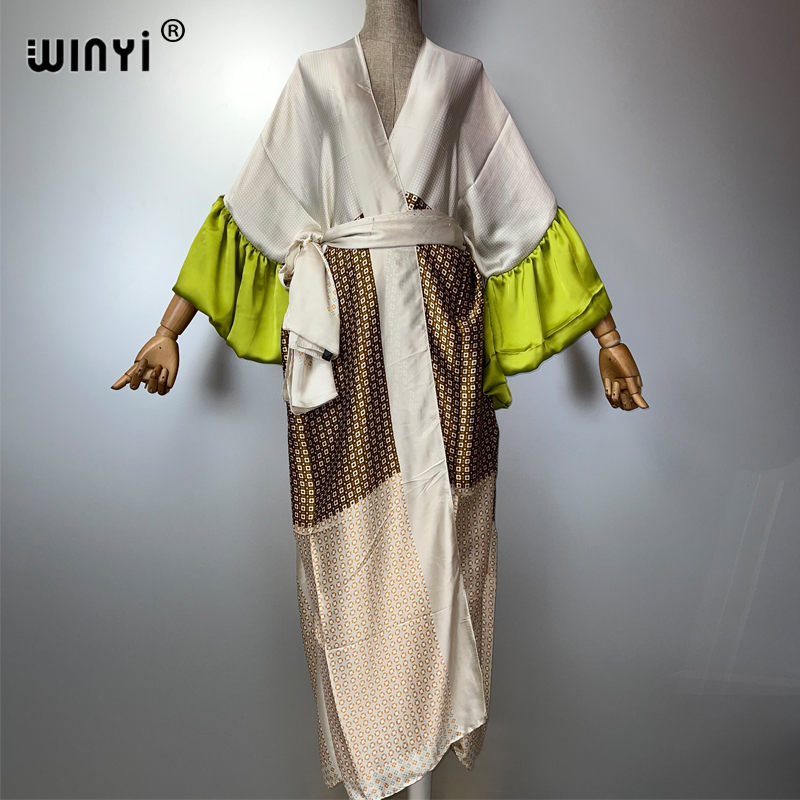 WINYI Summer Kimono Party Dres - огляд і ціна Kaftan Women Boho