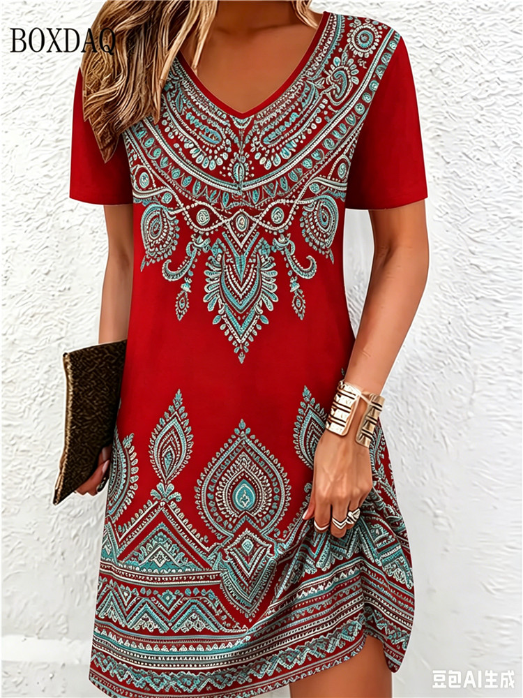 Vintage Ethnic 3D Printed Dres - огляд і ціна Ethnic Clothing & Online Fashion Store Khaadi Us