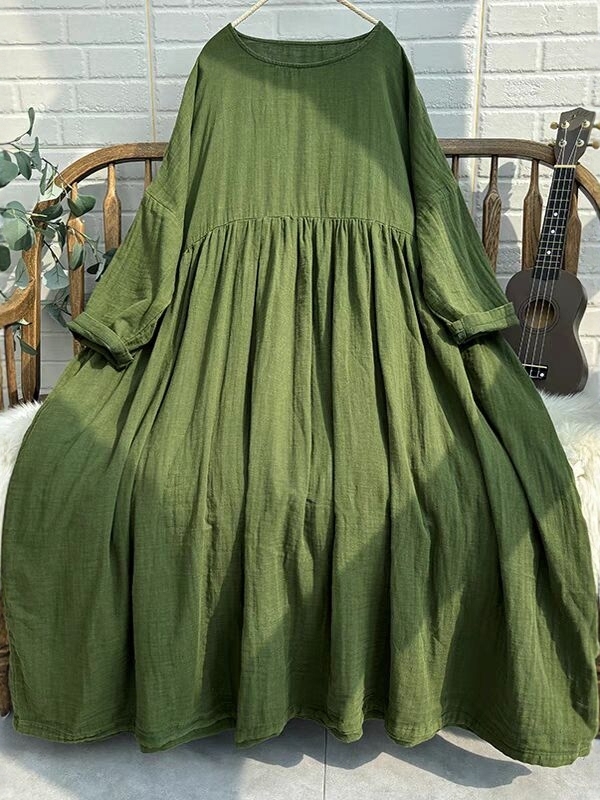 Vibrant Retro Long Dress Women - огляд і ціна Ethnic Style Dresses