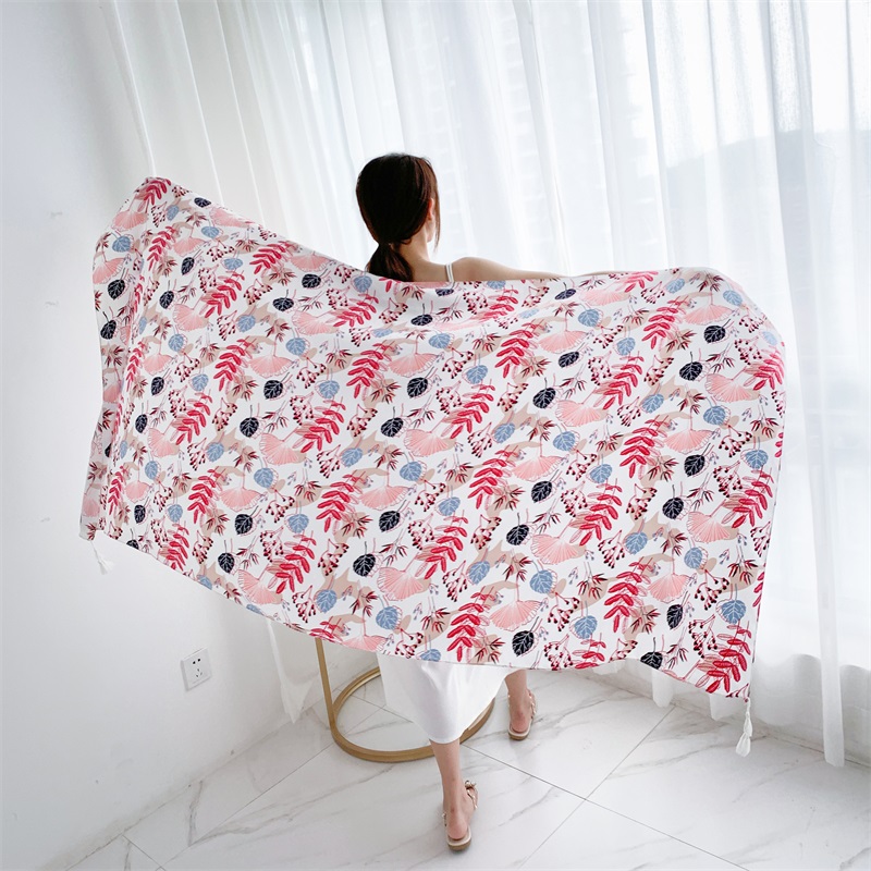 90x185cm Cotton Linen Print Su - огляд і ціна Kaftan Women Boho